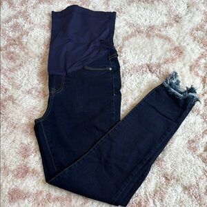 Pinkblush Maternity Blue Ankle Jeans